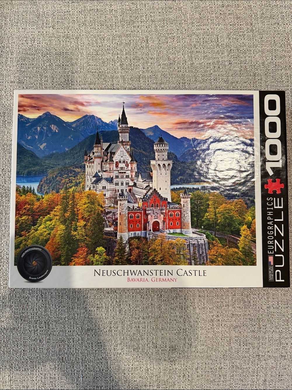Eurographics Neuschwanstein Castle 1000-Piece Jigsaw Puzzle - Colorful Autumn
